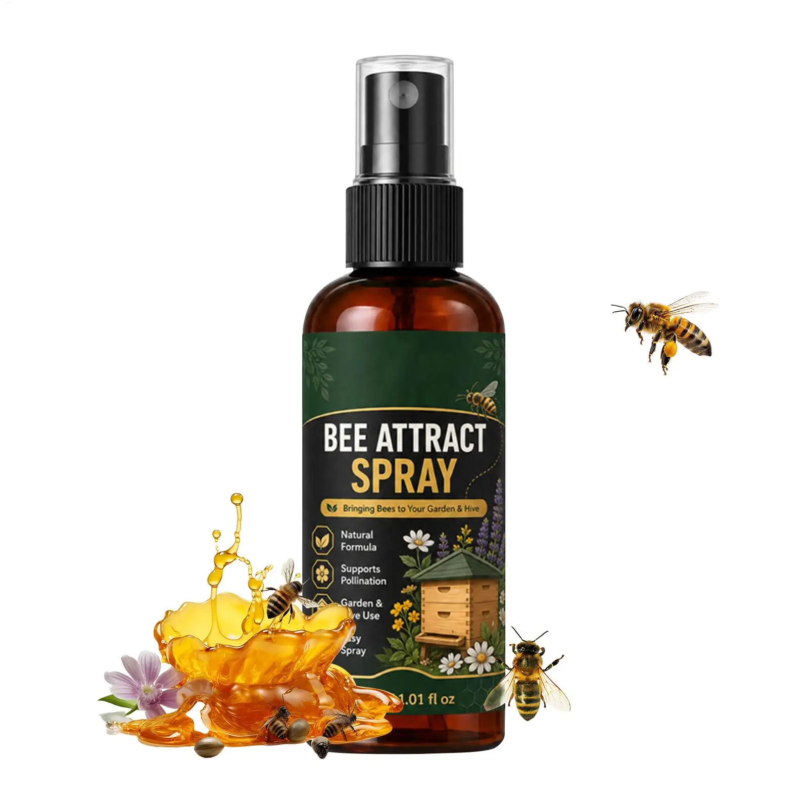 30ml Bee Attractant Spray Lure Swarms Easy To Use Beekeeping Equipment Bee House For Bee Honey Bee Attractant
