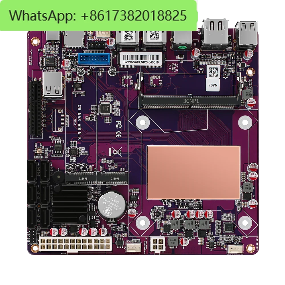 N100/N305 DDR5 M2 6 * Scheda principale NAS con slot SATA PCIE