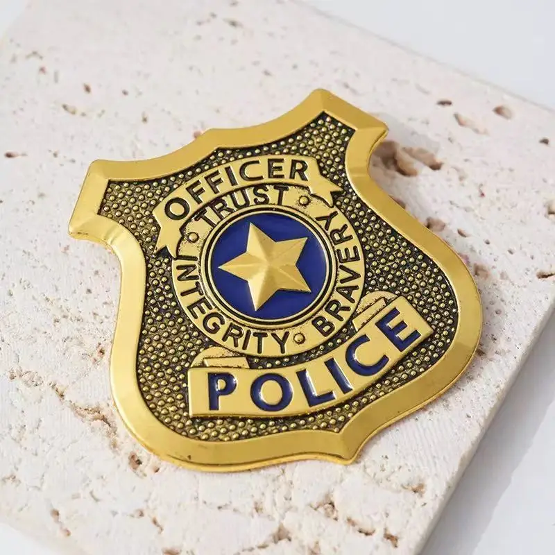 

Новая металлическая брошь-значок «Зоотопия» 2026 года: Джуди Хоппс, полицейский значок для женщин и мужчин, булавка на лацкан, украшение