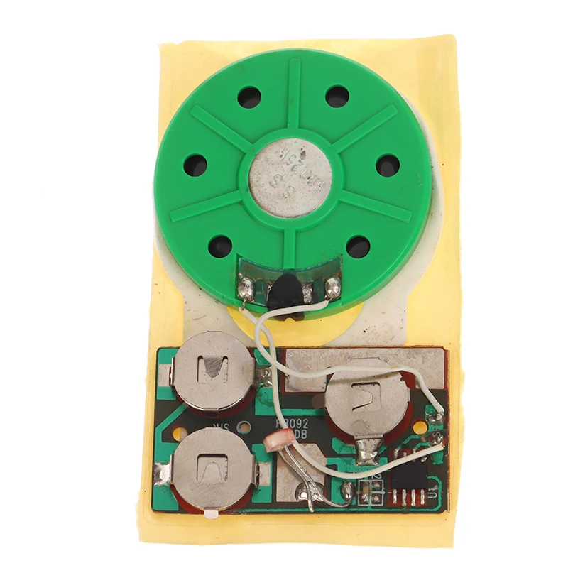 Recording Module Professional Button DIY Sound Chip Module With Double Faced Adhesive Tape Greeting Card Accessories