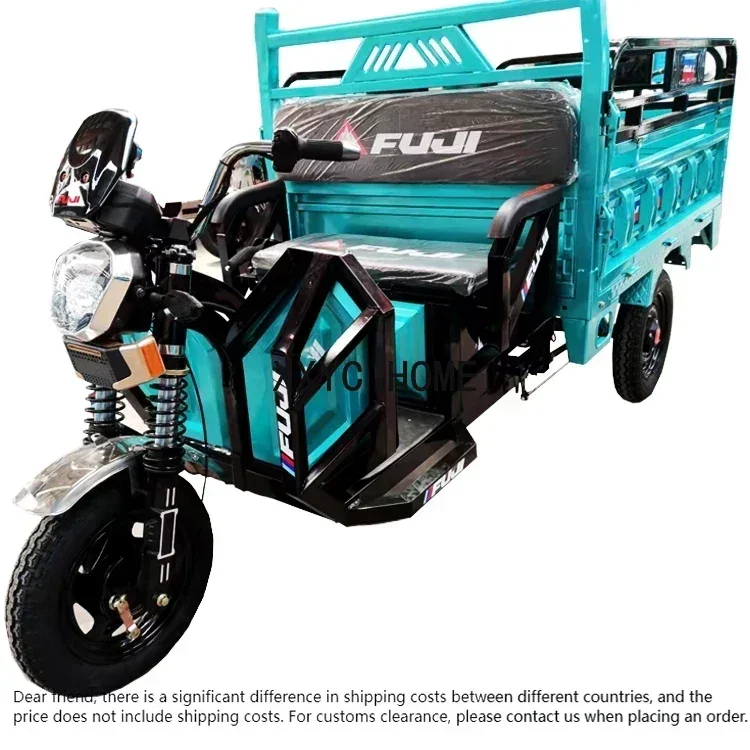 

Popular High quality 60V 30AH 45AH 52AH 1000W Three wheels triciclo electrico Electric cargo tricycle