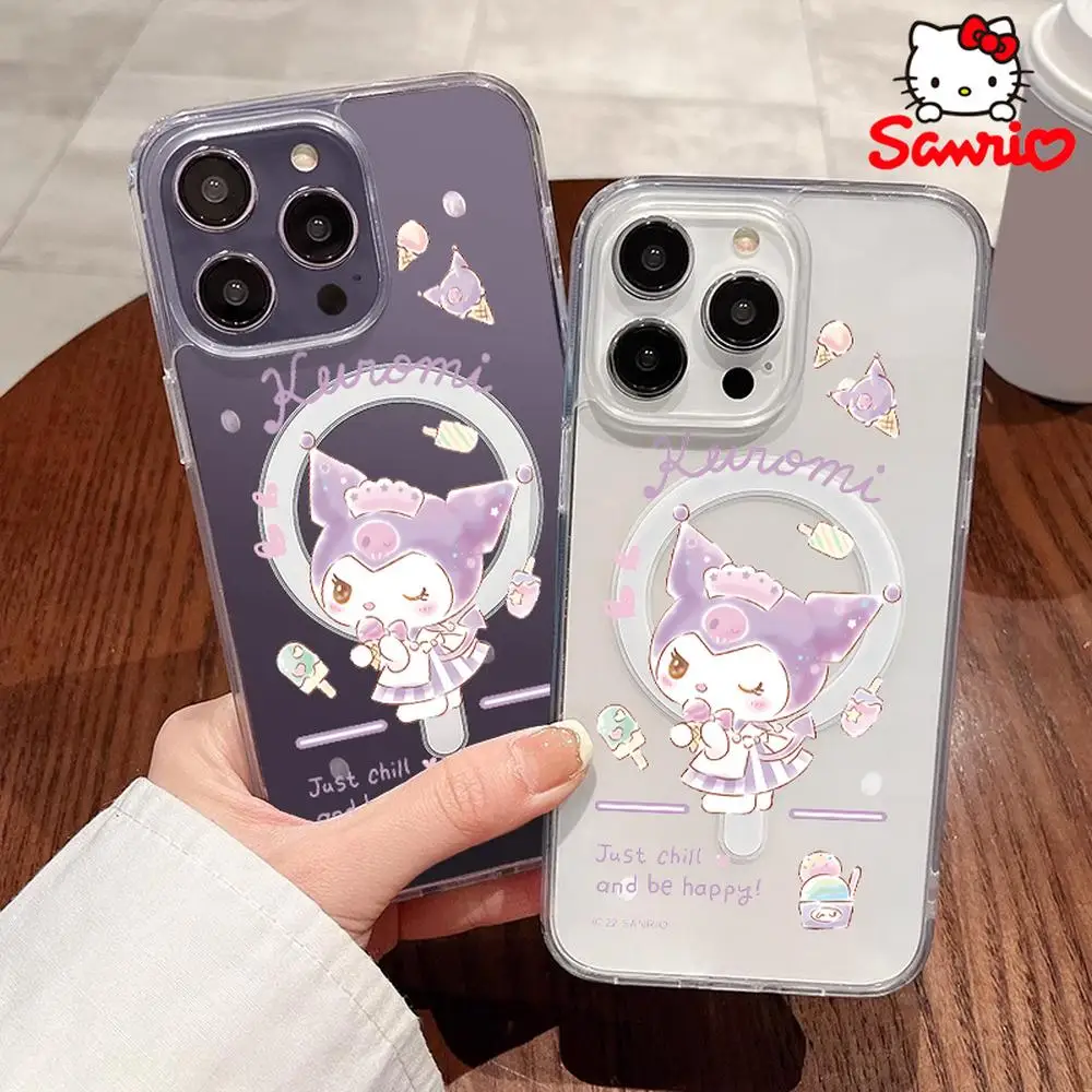

Sanrio Kt Phone Case Iphone 16/15/14/13/12/11/x/xs/xs Max Woman Iphone 13 Case Hello Kitty Kawaii Accessory Cover De Iphone