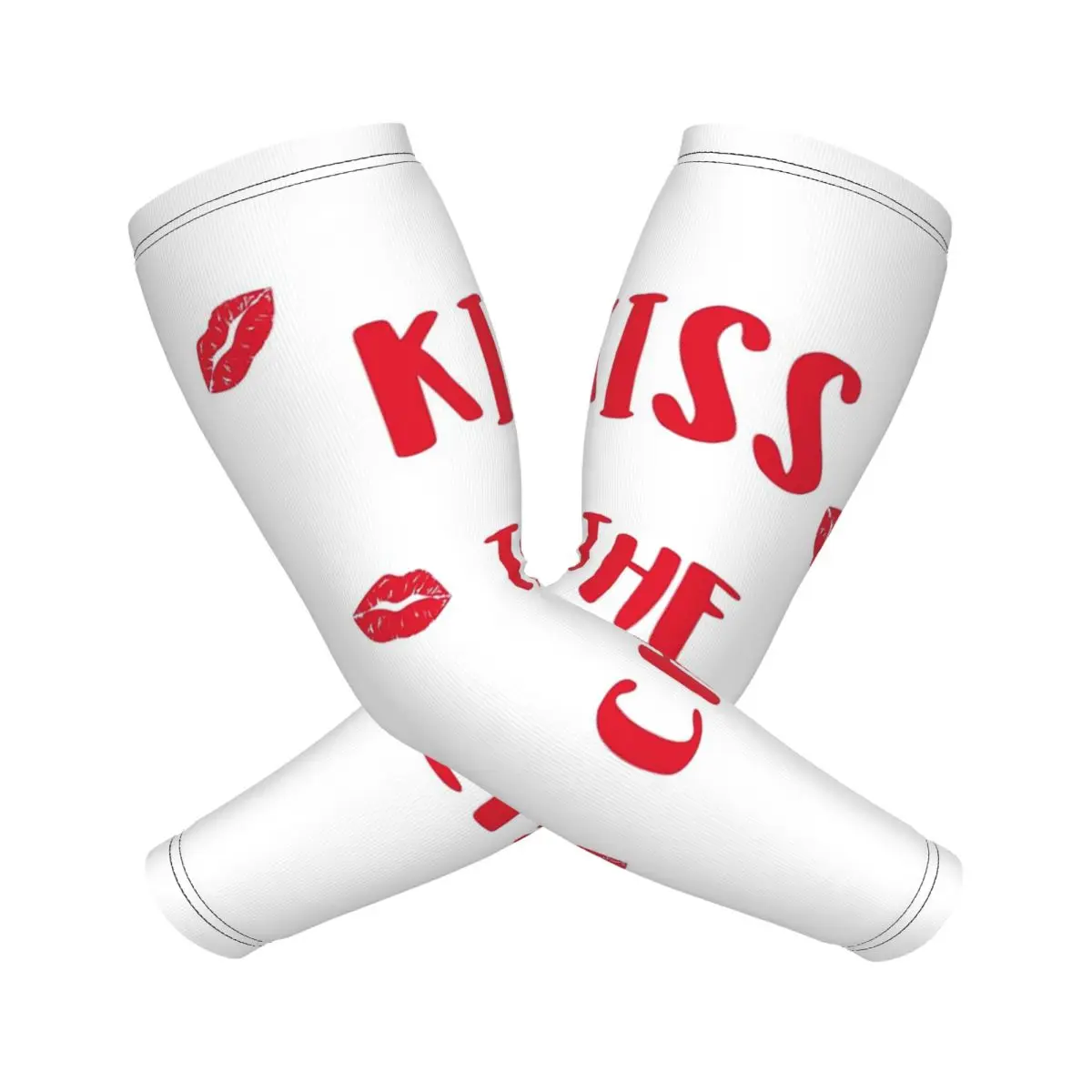 أكمام ذراع من Kiss The Chef للرجال والنساء للحماية من الأشعة فوق البنفسجية وتغطية الوشم الرياضية والتبريد وركوب الدراجات #2