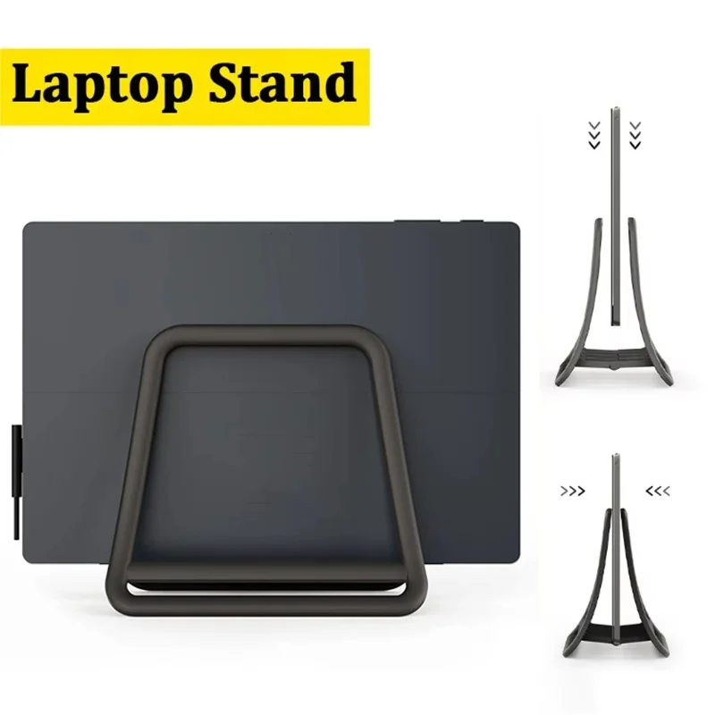 Vertical Laptop Stand Non Slip PC Laptop Desktop Stand Notebook Dock Storage Holder For Macbook Air Pro iPad Lenovo Dell HP ASUS