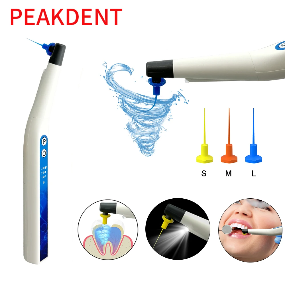 60Pc Tips ental Sonic Irrigator Tips Dental Instrument Dental Cleaning Root Sonic Irrigator For Endo Root Canal Endodontic Tool