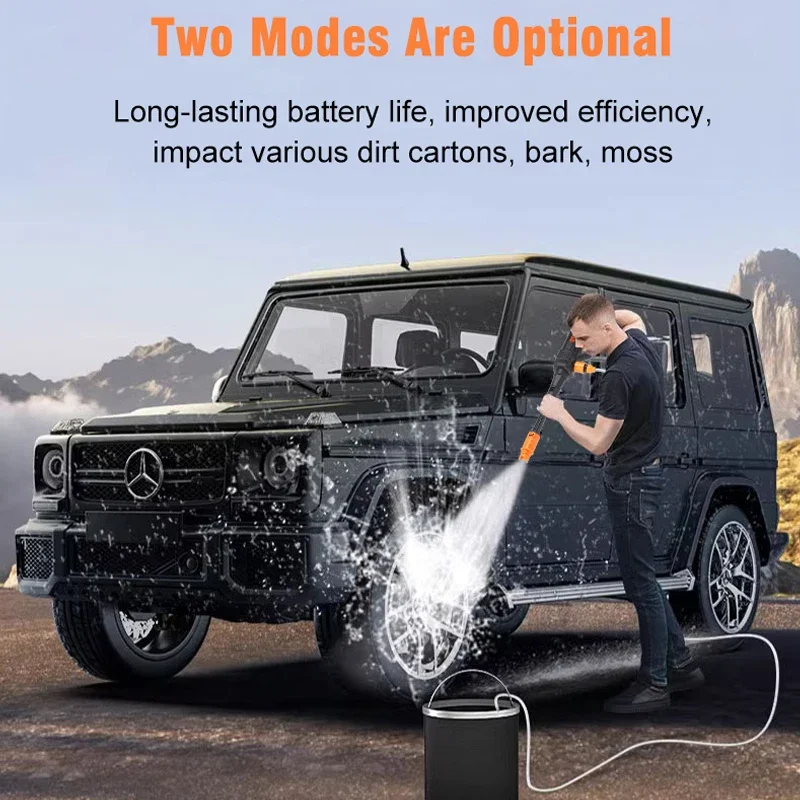 EAFC 100Bar Car High Pressure Cleaner Washer Spray Water Gun Cordless Car Wash Pressure Water Cleaning 30000mAh Battery Washing