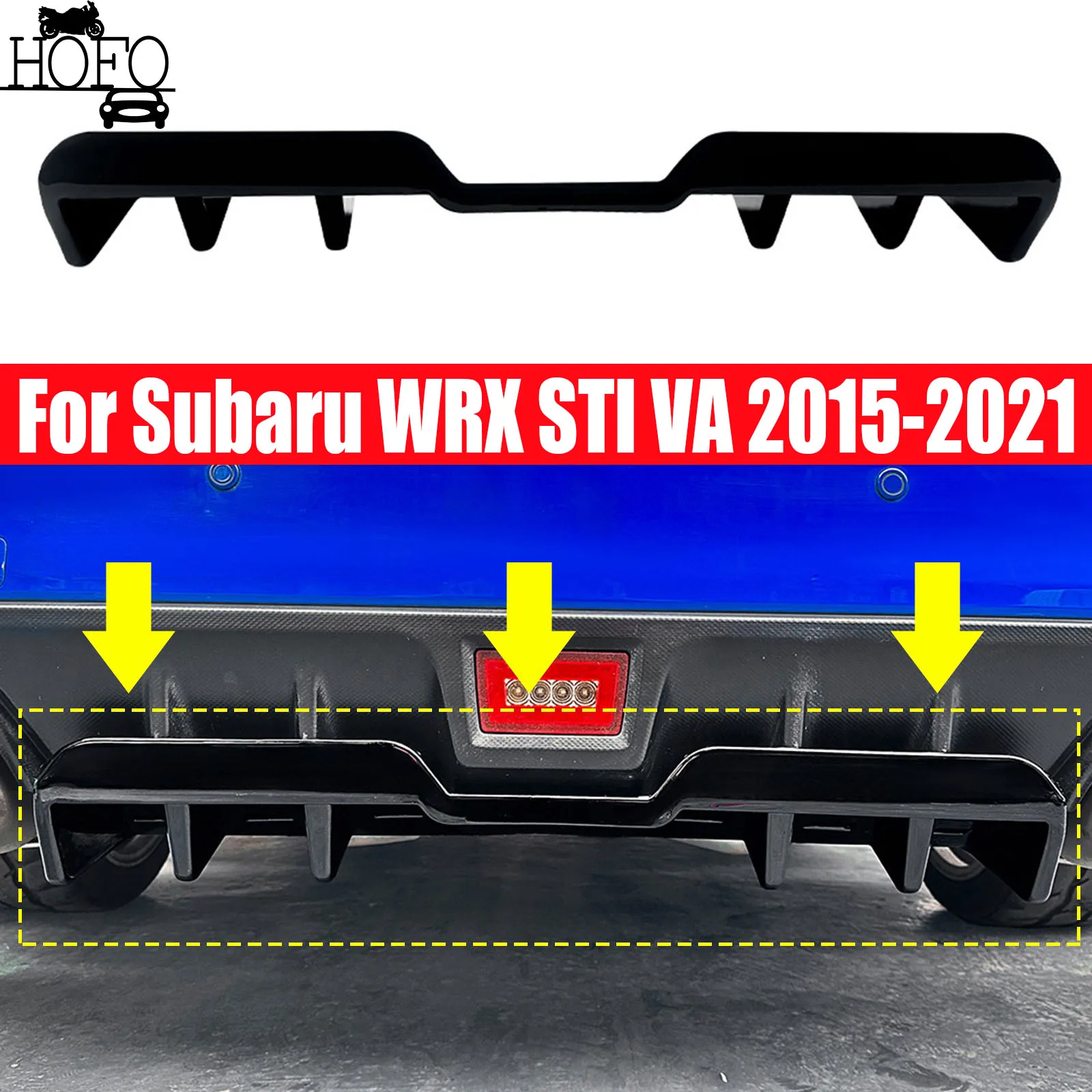 Car Rear Bumper Lip… - image