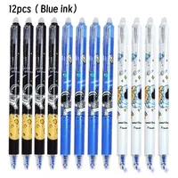 12Pcs Astronaut Black Gel Pen Pressure Pen 0.5mm Student School Cartoon Office Writing Drawing Tool Cute Cartoon Exam Stationery