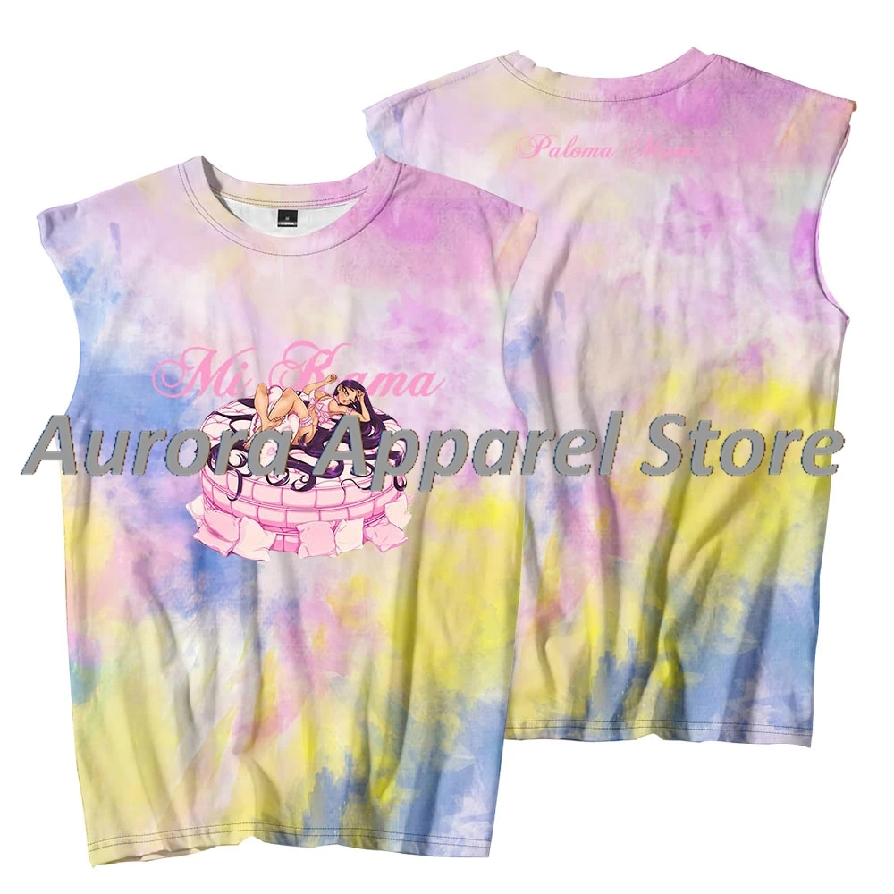 بالوما مامي مي كاما بلا أكمام تي شيرت Codigos De Muneka Merch النساء الرجال موضة تانك القمم المحملة #5