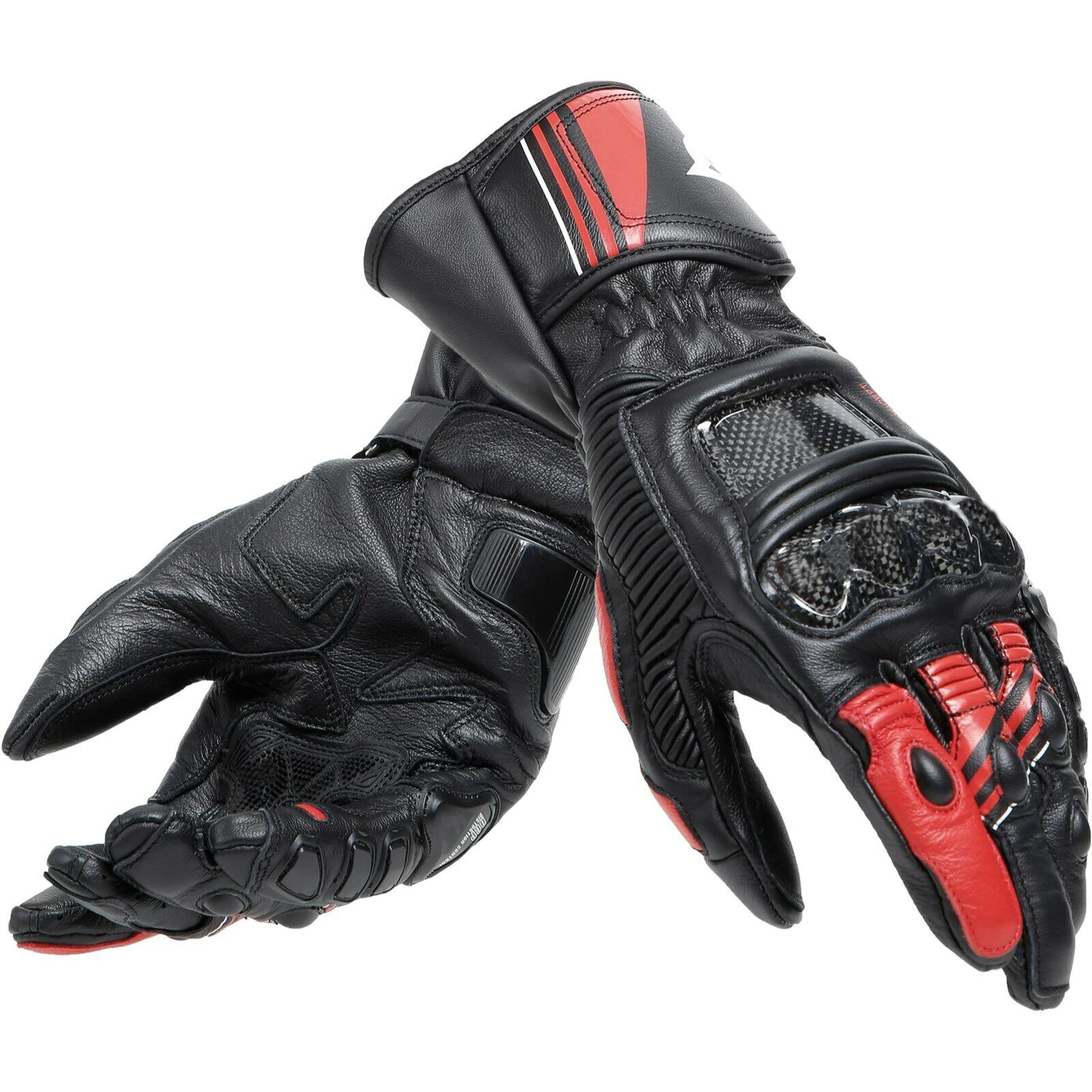 Guantes de cuero Druid para motocicleta, manoplas largas para carreras, conducción, de cuero de vaca, todos los tamaños, M-XXL