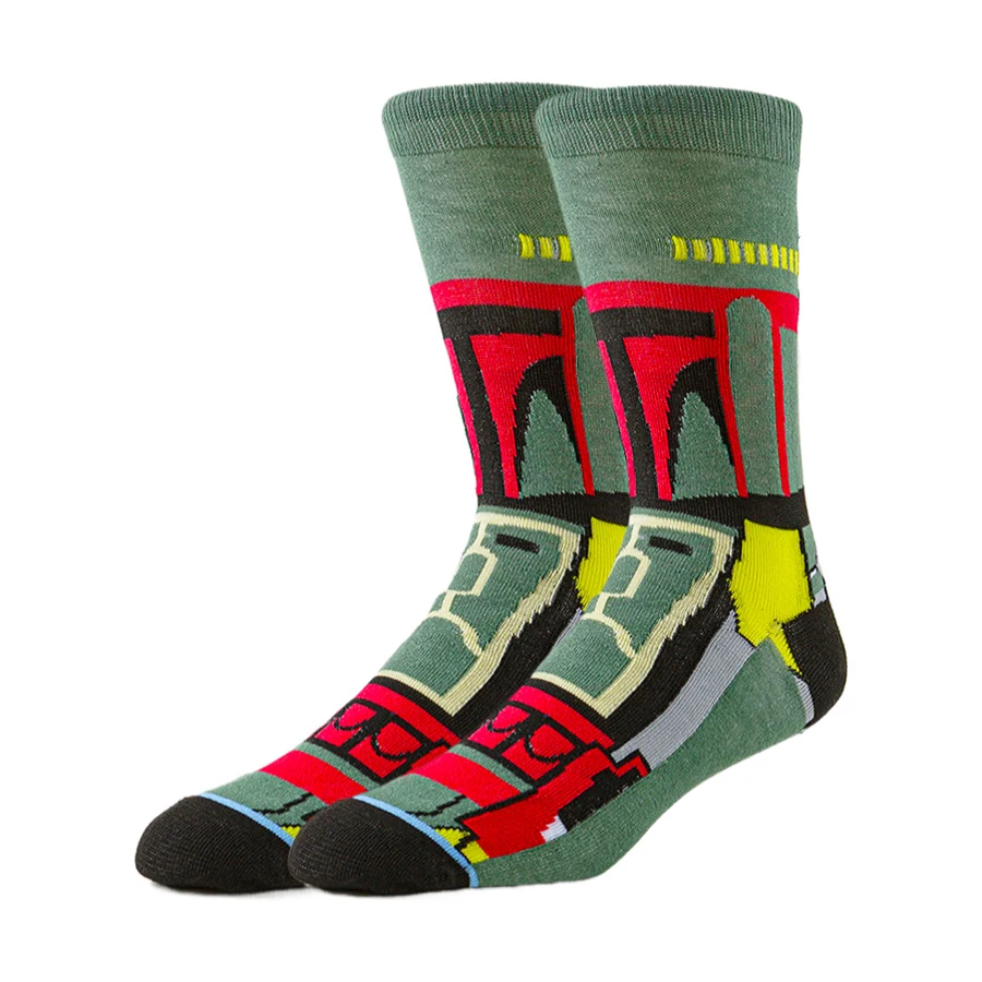 2Pairs Potdemiel ديزني للجنسين الكرتون أنيمي الجوارب الهيب هوب الشارع موضة الجدة مضحك عادية طاقم الجوارب للرجال والنساء