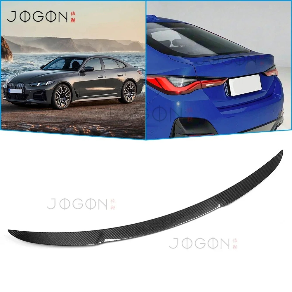

Rear Trunk Wing Spoiler Trim for BMW 4 Series G26 I4 440i Gran Coupe 2022 2023 2024 2025 Real Carbon Fiber Rear Spoiler Wing