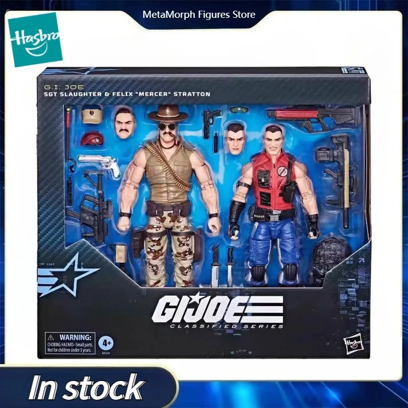 

Оригинальный Hasbro G.I. Коллекционные фигурки Joe Classified Series 173: Сержант Сла́ртер и Феликс «Мерсер» Стрэттон (аниме-персонажи)