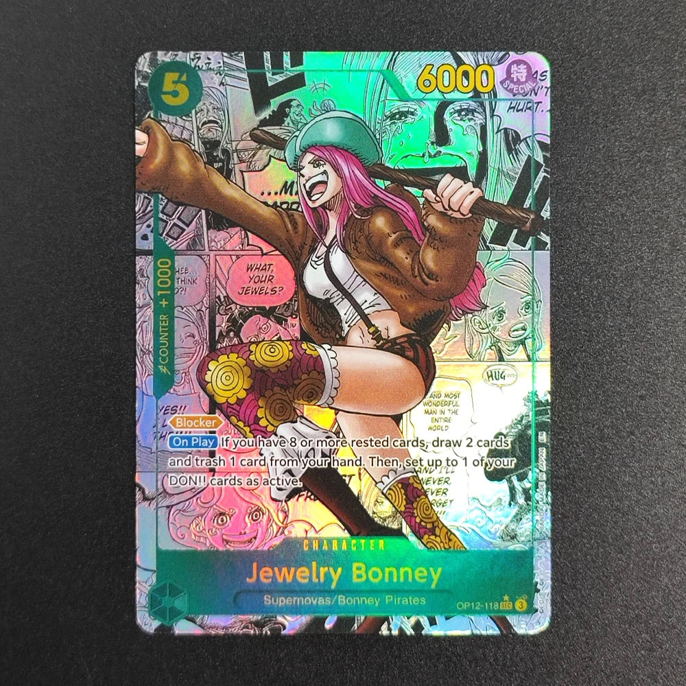 Proxy One Piece English Jewelry Bonney EB04-001 OP15-086 ST02-007 OP13-100 OP12-118 OP07-019 Game Collection Card Toy - view 4