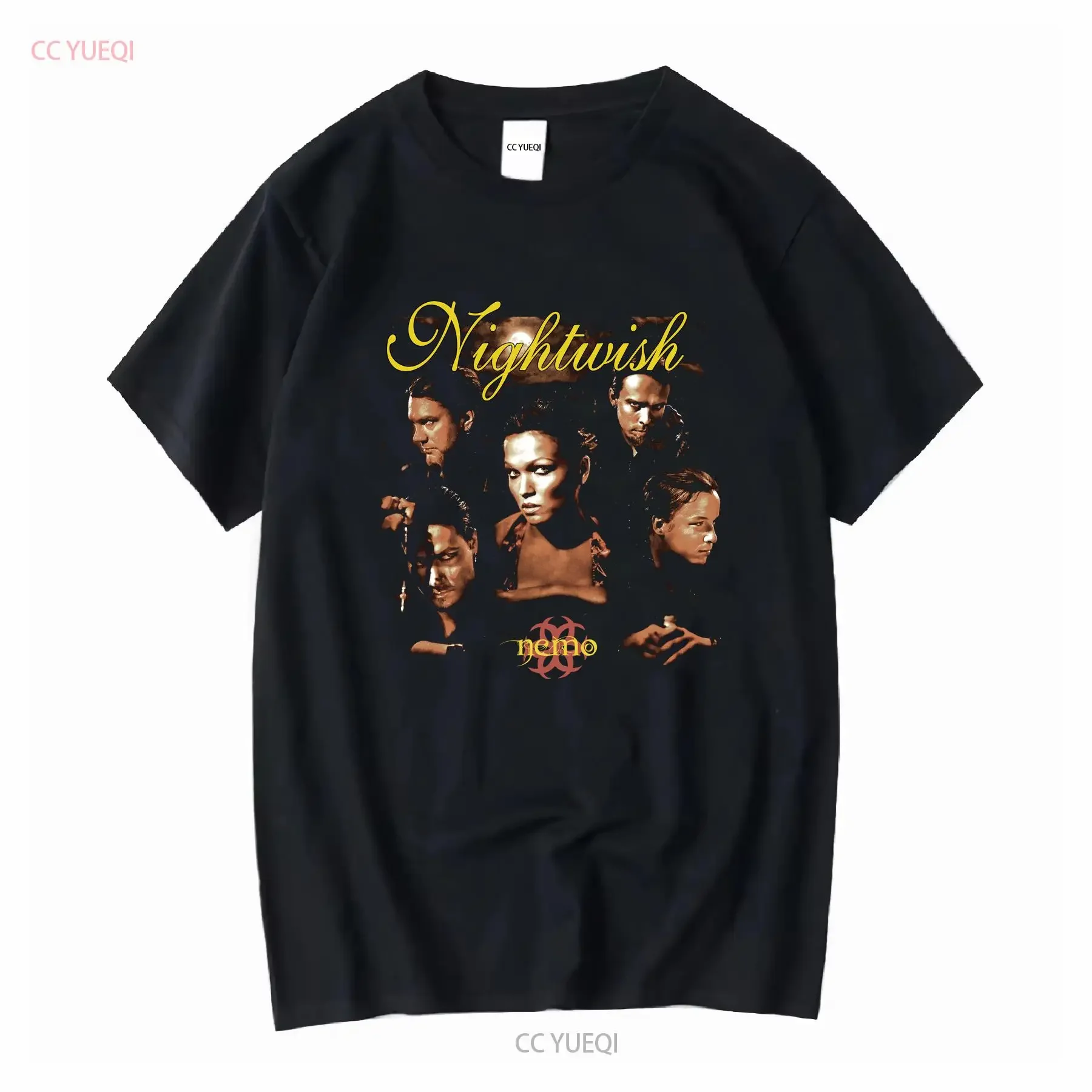 Rare Nightwish T Shirt Nemo Once One Of The Lost Ones Tarja Turunen vintage Washed designer clothes Soft Slightly Breathable