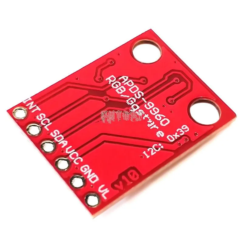 Módulo de reconhecimento de direção de movimento com sensor de gesto infravermelho GY-9960-3.3 APDS-9960 RGB