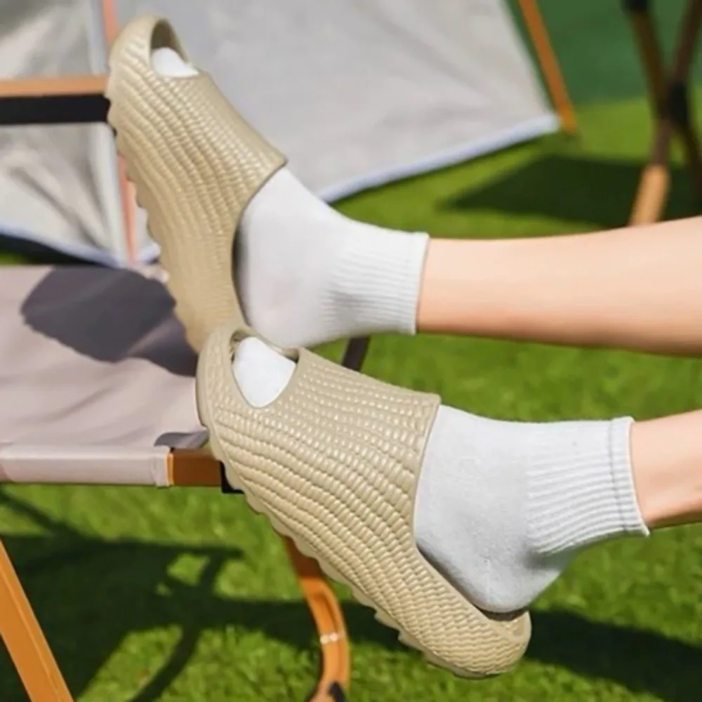 

Shoes Creative Simulation Corn Slippers Funny Thick Sole Maize Slippers 3D Soft Bottom EVA Slides Indoor