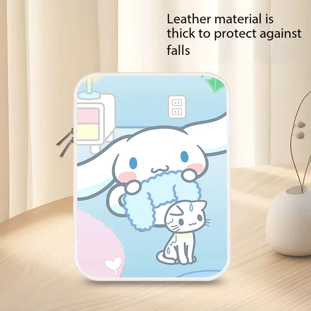 

Cartoon Storage Bag Hello Kitty Kuromi Cinnamon10 11 12 13 14 15 Inch Pu Tablet Bag Laptop Sleeve Bag for Macbook Holiday Gift