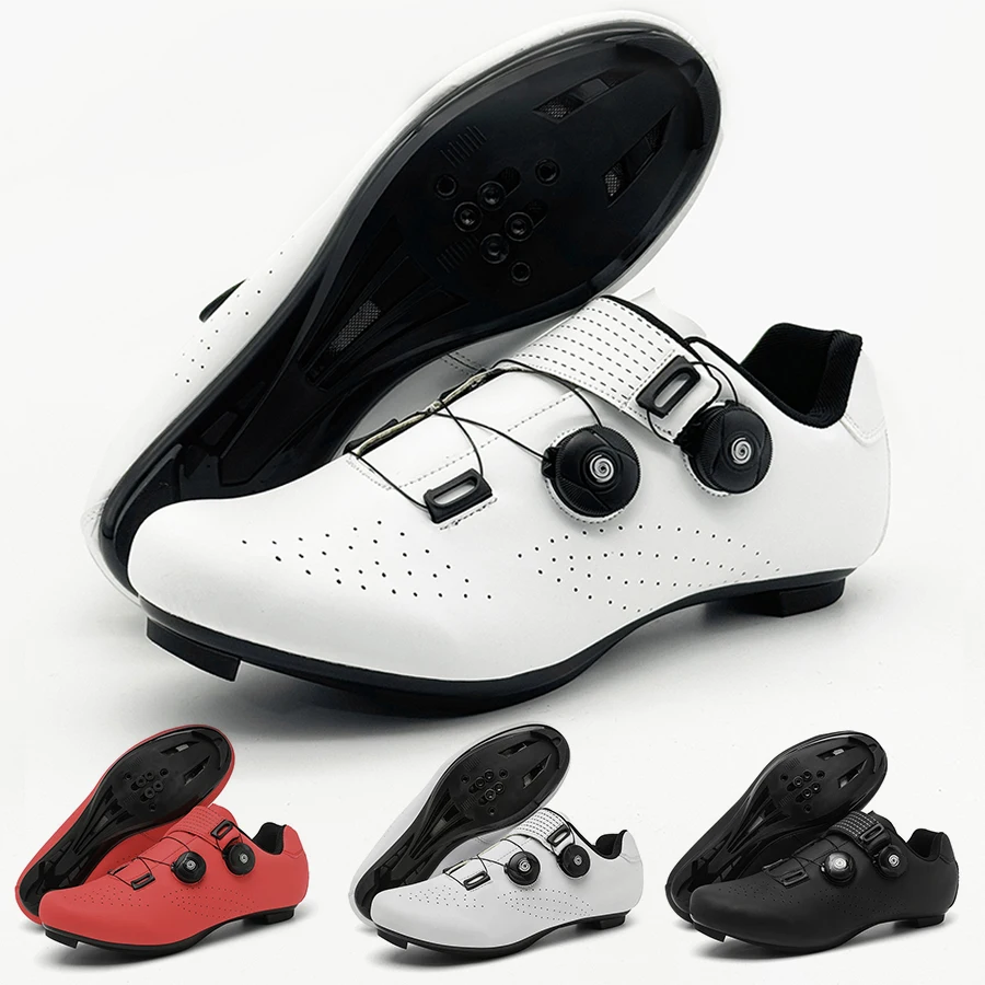 

2025 New Cycling Shoes Road Bike Men Racing Contest Self-Locking Speed Bicycle Sneakers Women Spd Cleats Cycling Footwear