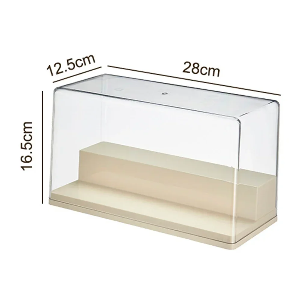 Multilayer Stackable Storage Box for Dolls and Action Figures Transparent Plastic Organizer with Secure Lid for Dust Protection