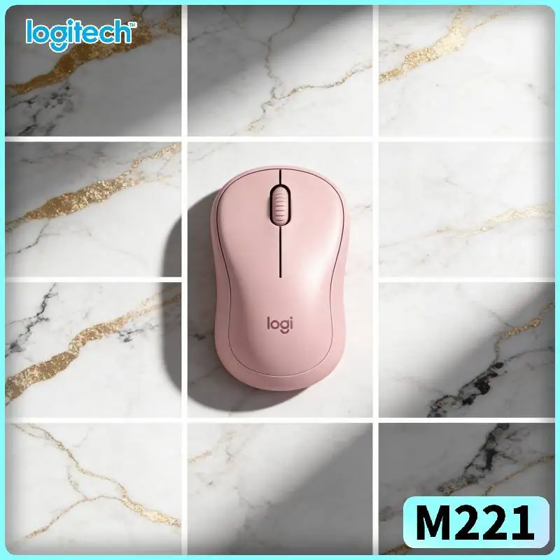 

Бесшумная оптическая мышь Logitech M221 — точность 1000 DPI, компактный дизайн, USB-приемник Nano, идеально подходит для студентов и путешественников