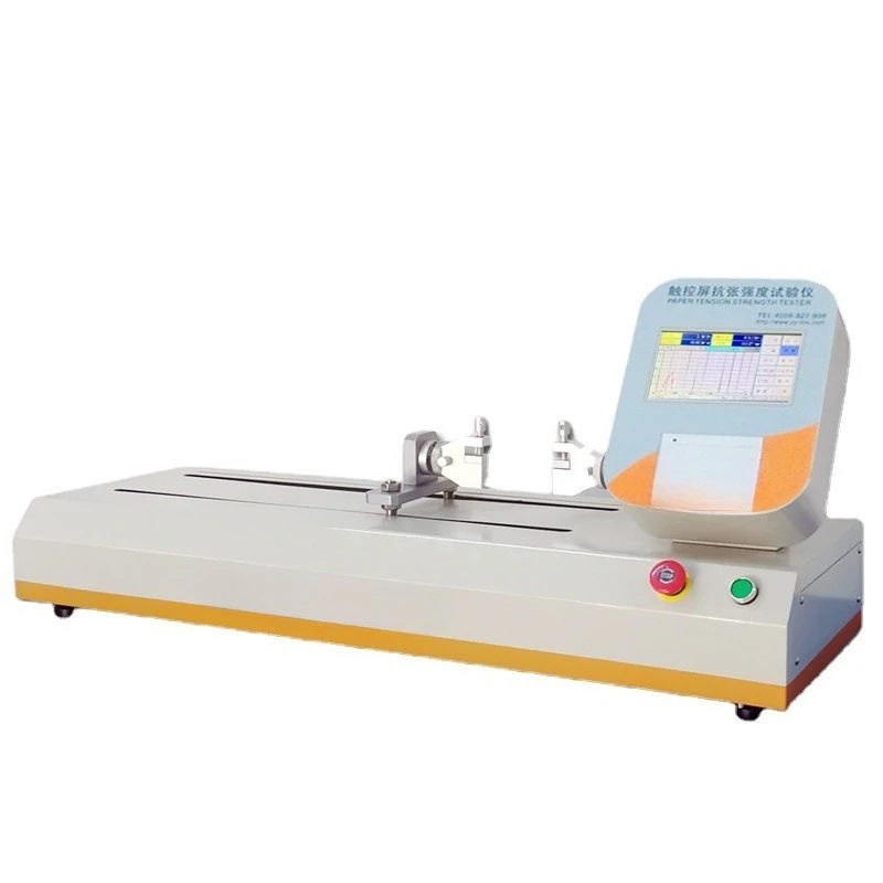 Touch screen horizontal toilet paper tensile strength testing machine
