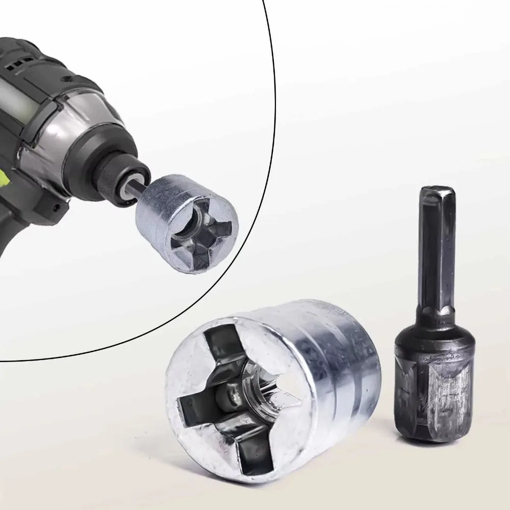 

Heavy-Duty Universal Jack Socket Wrench Universal Fit 1/2 in Electric Wrench Socket Easy To Use Drill Compatible