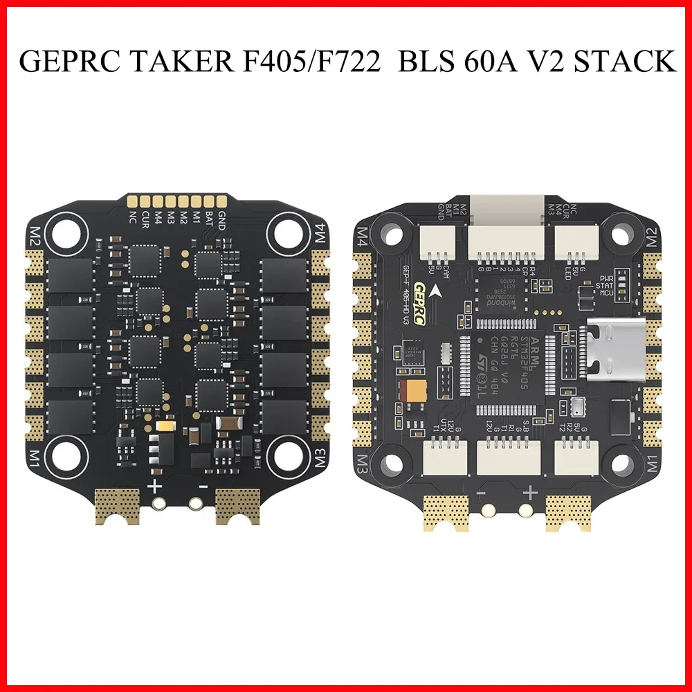 VoltSGEPRC TAKER F405/F722 BLS 60A V2 Stack With H60_BLS 60A 4IN1 ESC For FPV Drone Assembly Accessories