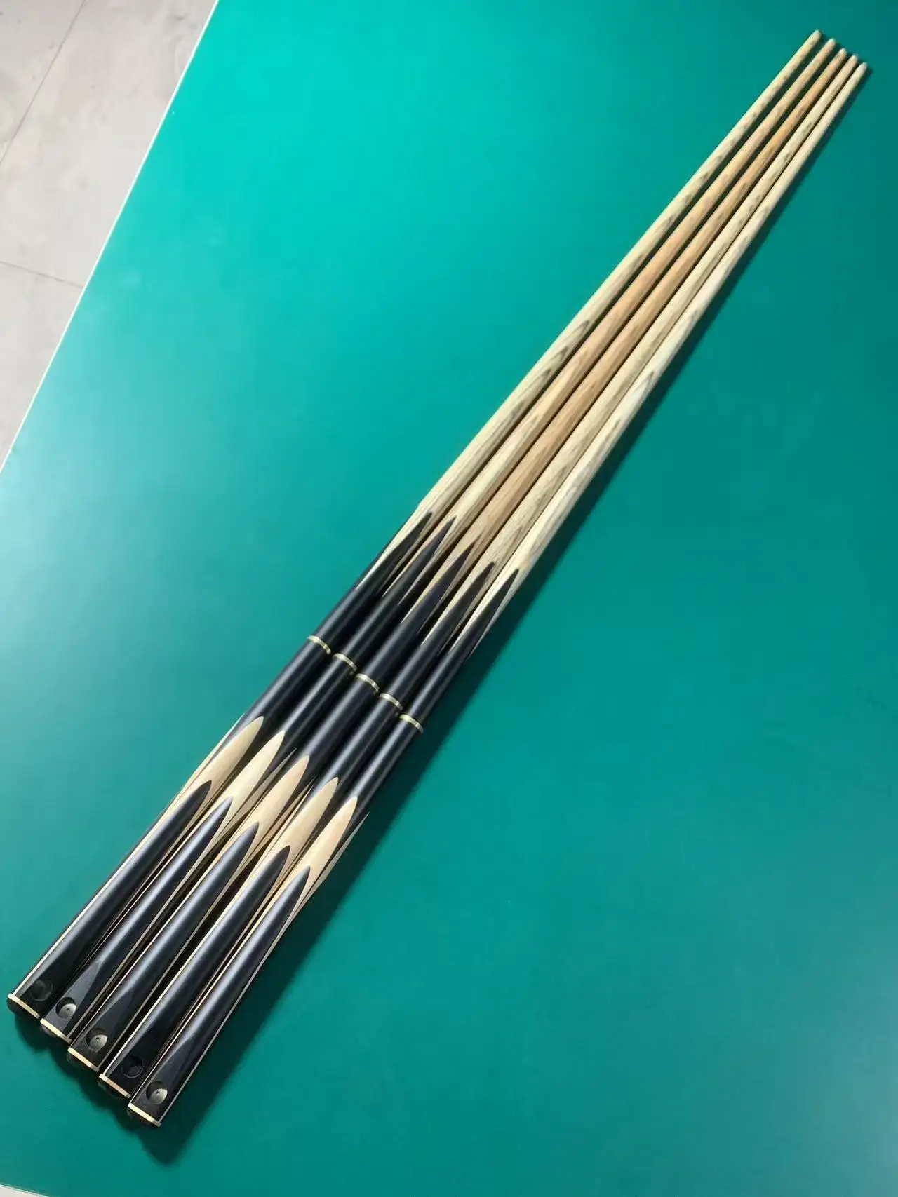 وصول جديد أفضل سعر الرماد الخشب 57 "9mm3/4 سبليت جديلة البلياردو السنوكر جديلة عصا