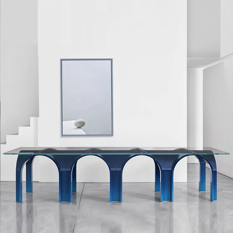 

Simple Clear Coffee Table Designer Living Room Modern Nordic Bedroom Minimalist Italian Mesa Auxiliar Entrance Hall Furniture