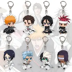 Anime BLEACH Character Model Aizen Sousuke Ulquiorra cifer Grimmjow Jeagerjaques Acrylic Keychains Fans Christmas Gifts