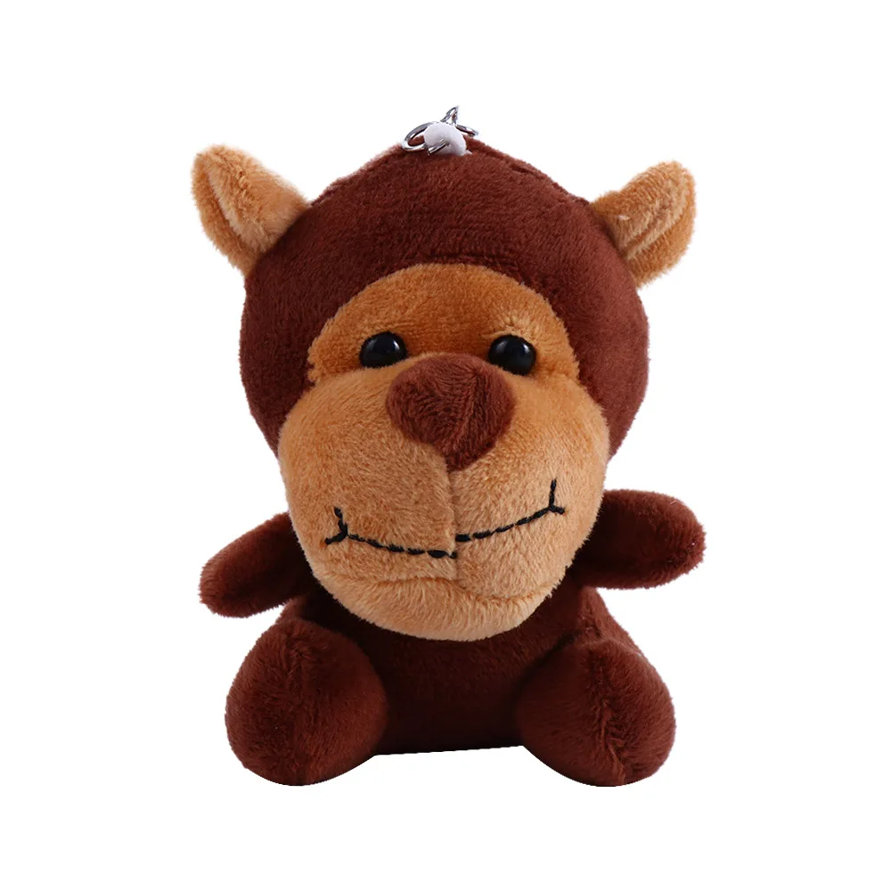 

Cartoon Small Pendant Elephant Backpack Keychain Tiger Stuffed Doll Keychain Stuffed Animal Keychain Animal