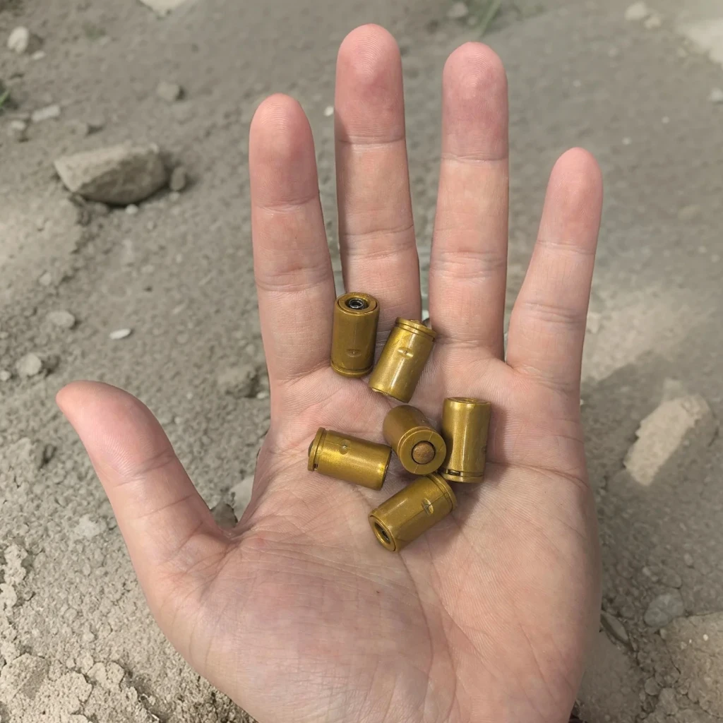 Accessorio Desert Eagle 2025 Parti di guscio per proiettili per pistola giocattolo Usp Palline in schiuma morbida Eva Custodia per cartucce Proiettile Warhead