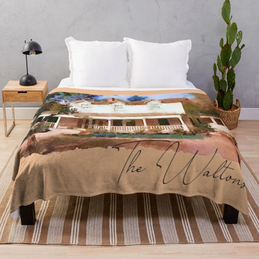 The Waltons House Throw Blanket Blankets Sofas Of Decoration Luxury Brand Loose Blankets