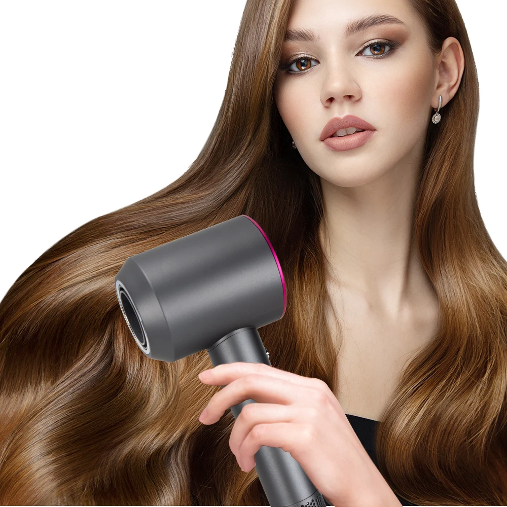 1.8M Leafless Hair Dryer Negative Ion Dryer Professional Quick Dry Powerful Hairdryer Constant Anion 5 in 1 Electric Hair Dryer