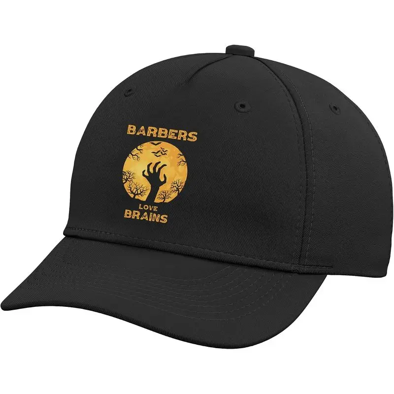 Barbers Love Brains Halloween Adjustable Baseball Hat