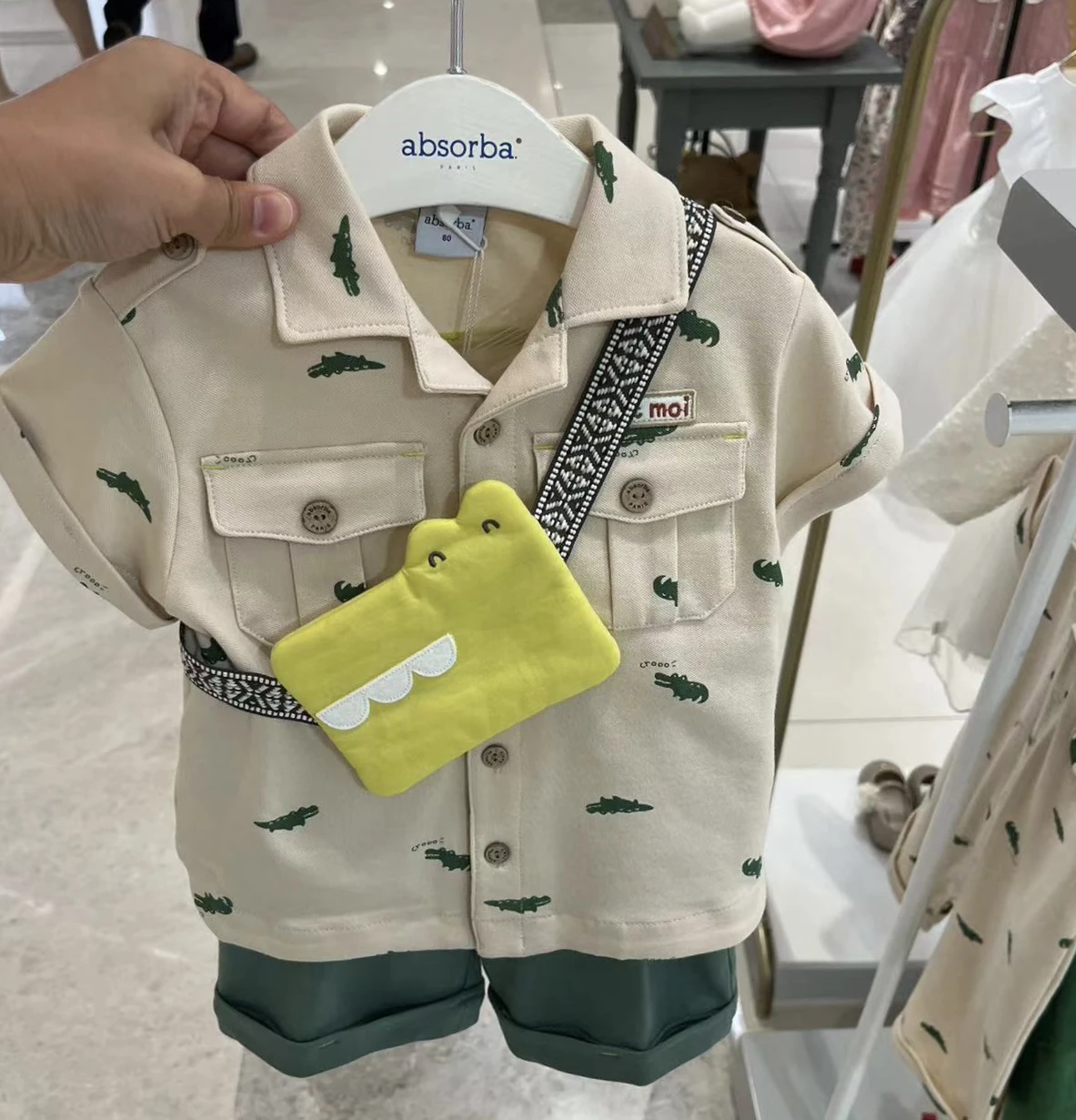 conjunto-de-camisa-de-algodon-y-pantalones-casuales-para-ninos-diseno-de-cocodrilo-ropa-de-verano-unisex-para-bebes-material-suave-y-delgado-con-un-solo-boton