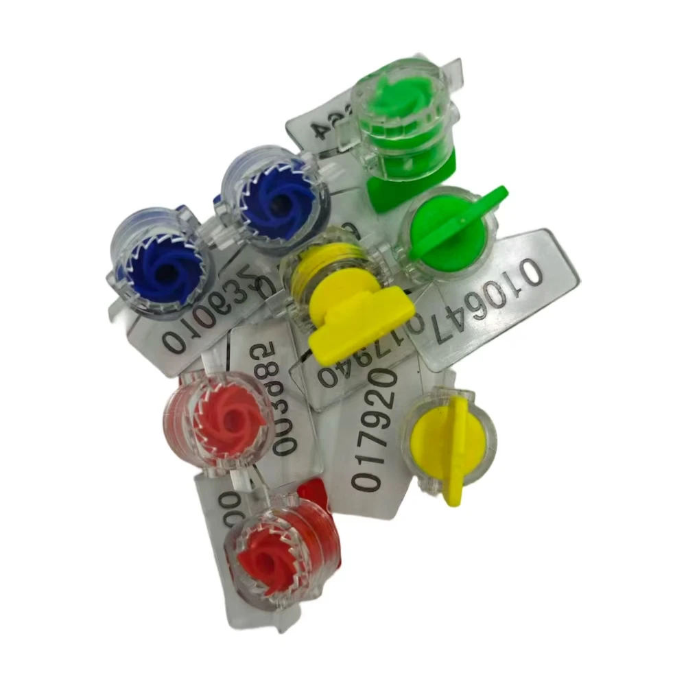 

20pcs Easy to Use Water&Electric Meter Seal Lead Seal Anti-theft Without Wire Button Shape Red Yellow Blue Green