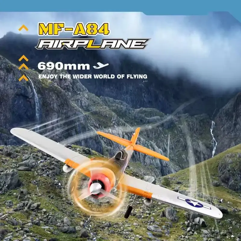 

Радиоуправляемая модель самолета Mo Fly MF A84 с фиксированным крылом, размах крыльев 690 мм, масштаб 1:16, с передачей аэрофотосъемки, трюковой планер для улицы