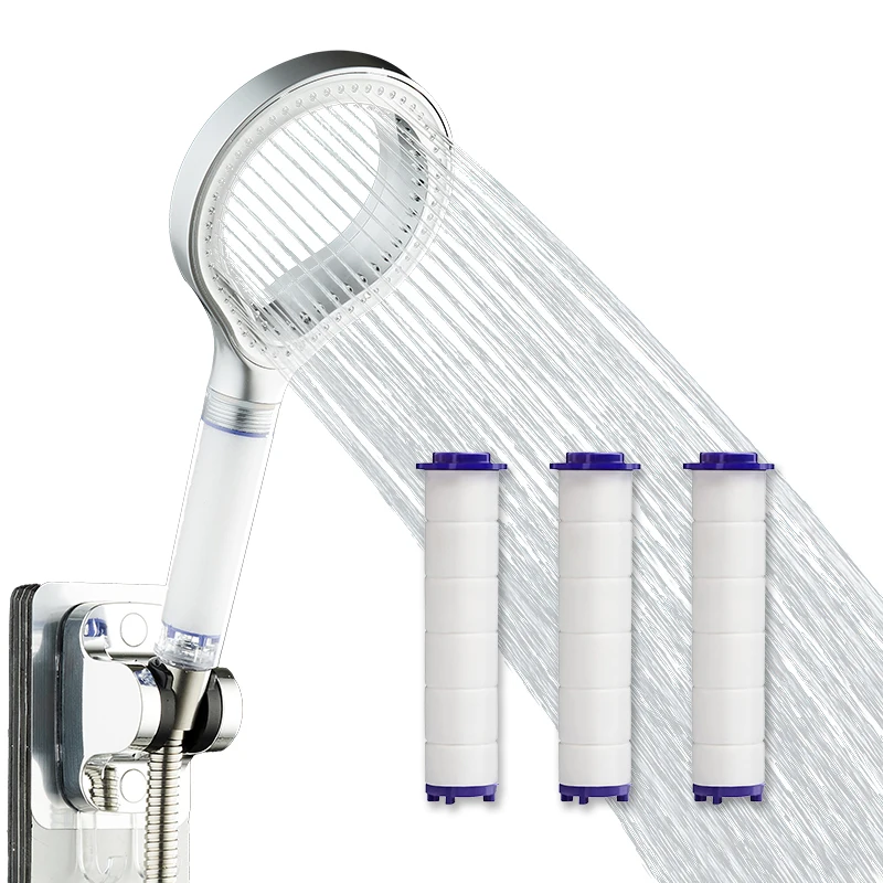 

Ring Design High Pressure With filter Shower Head Bathroom Booster Shower Head Handheld Rainfall Showerhead Bathroom Accessories