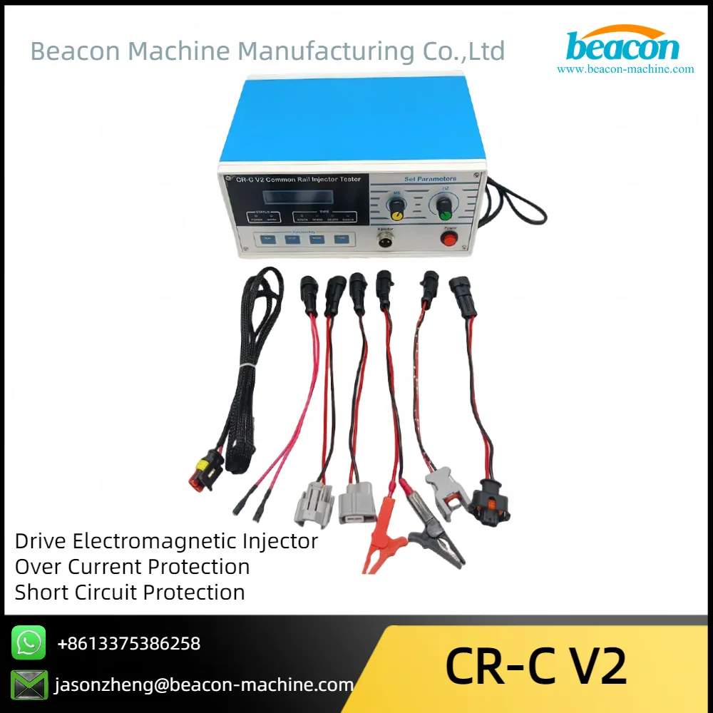 Testeur Injecteurs Diesel CR-C 220V – Kit Complet Avec 3 Connecteurs – Diagnostic Pro Rampe Commune