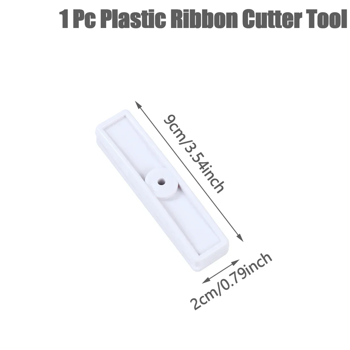 Plastic Lint Splitter Happy 1st Birthday Party Decoratie Volwassen Gunsten Cadeaupapier Lint Splitting Tool Stansmessen