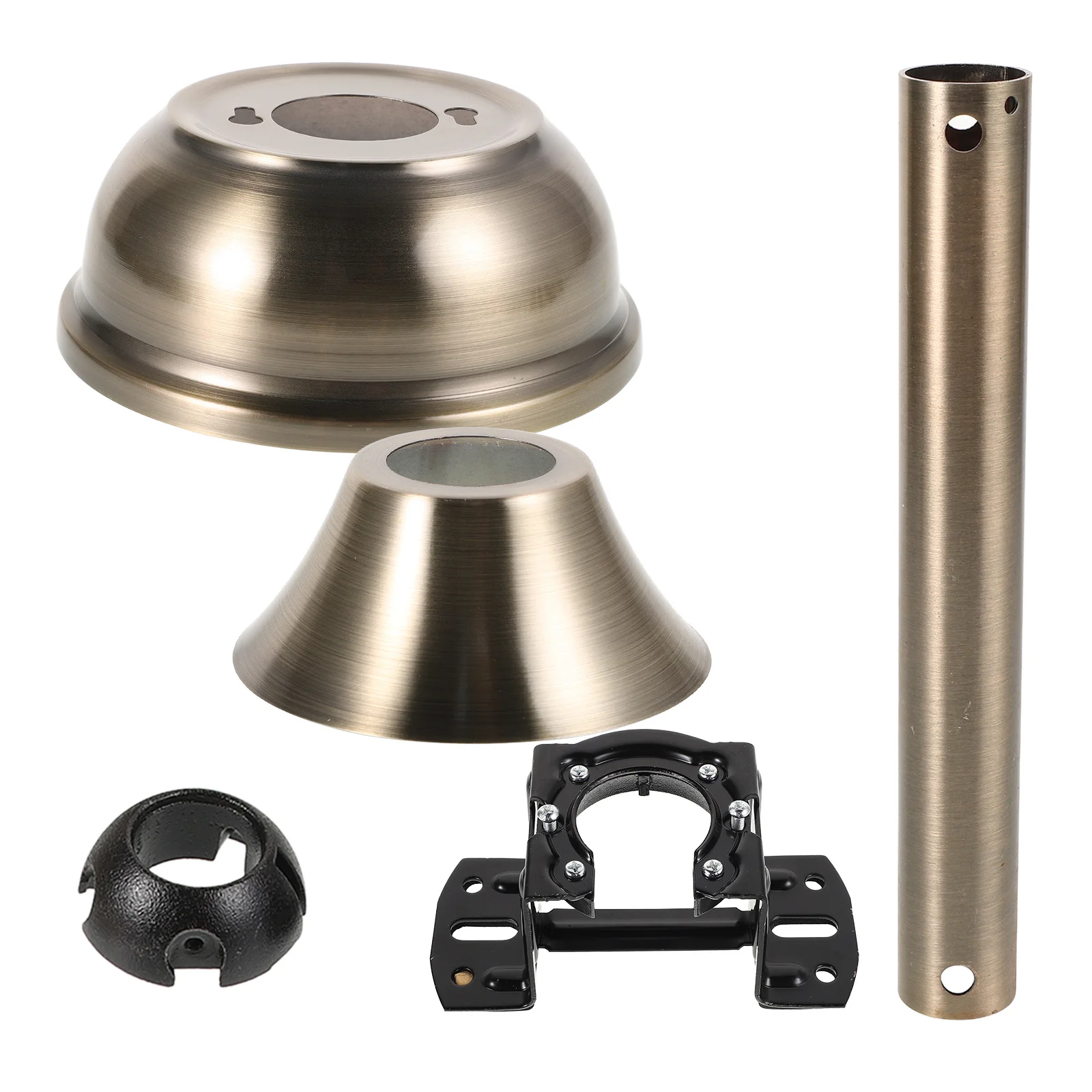 

1Set Ceiling Fan Mounting Bracket Kit Stainless Steel Ceiling Fan Hanger Bracket Mount Kit for Angled Tilted Ceilings