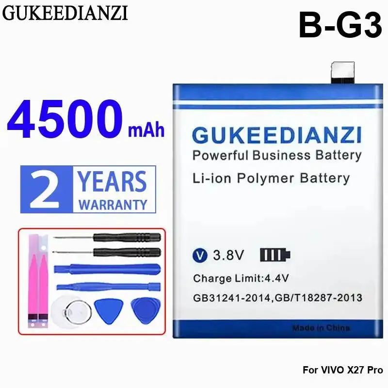 

B-G3 4500 мАч аккумулятор мобильного телефона для Vivo X27 Pro высокой емкости