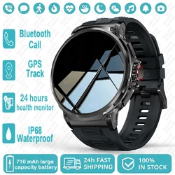 2024 New 710 mAh 1.85 inch Smart Watch Men Heart Rate Blood Pressure Watch IP68 Waterproof Sports Bluetooth Call Smartwatch Man