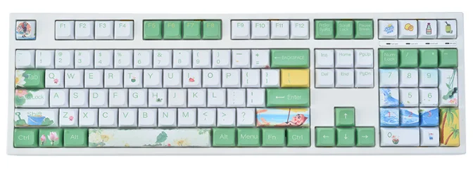 MOA Profile Keycaps for Typing, PBT Material Dye-Sublimation Keycaps, Ergonomic OEM Height, Quiet Sound Profile