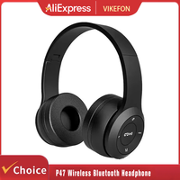 P47 Wireless bluetooth headphone With Mic Noise Cancelling Headsets Stereo Sound Earphones Sports Gaming Headphones Supports PC
