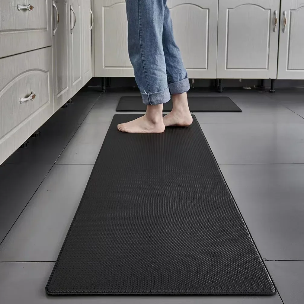 Alfombra acolchada antifatiga para cocina, alfombrilla resistente al agua, antideslizante, cómoda, de pie, para fregadero de La cocina