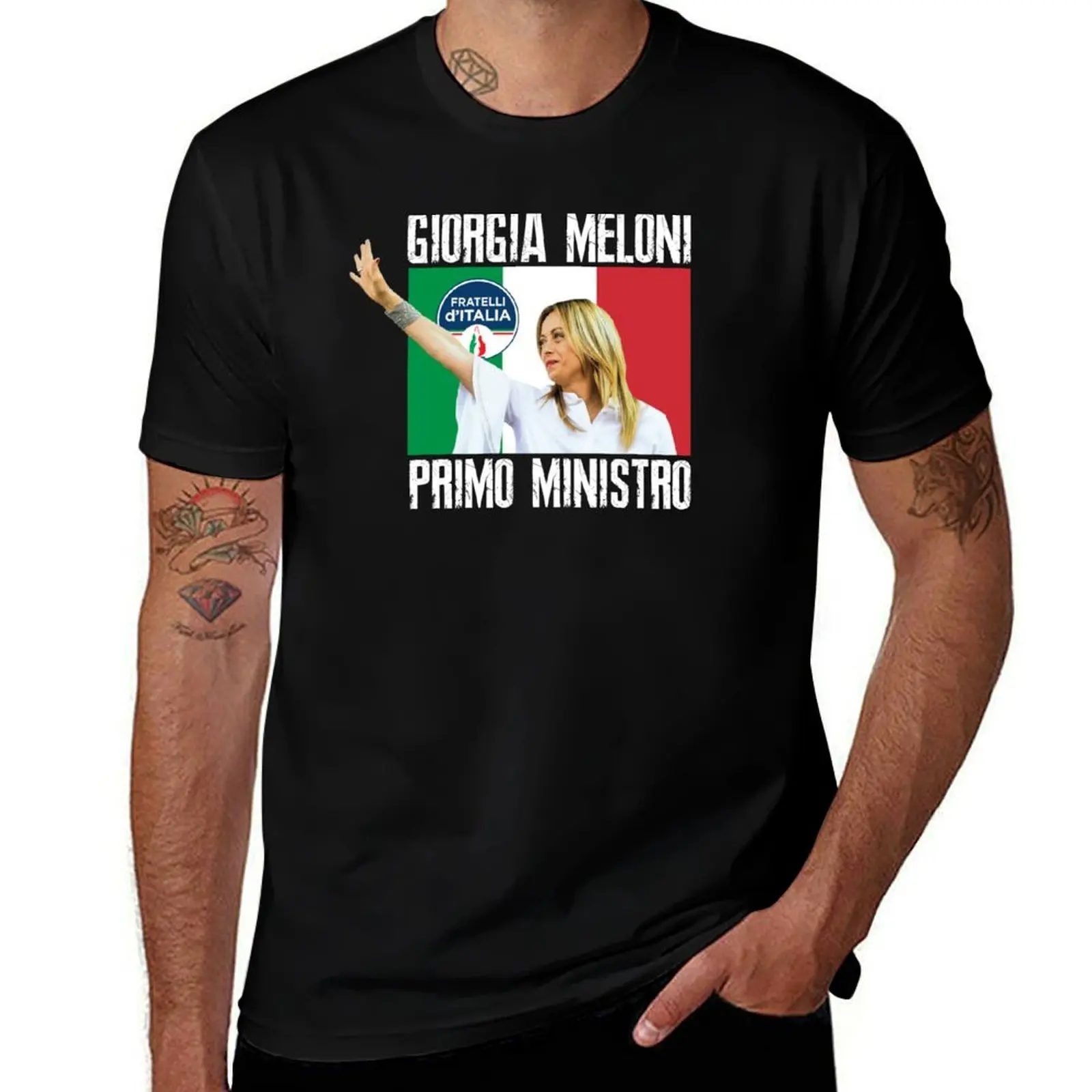 

Giorgia Meloni for Italy Prime Minister T-Shirt Halloween Casual T-Shirt