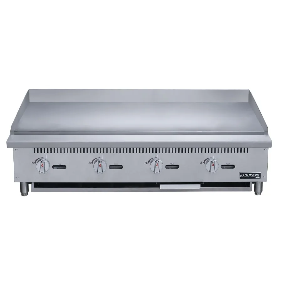 

48 Griddler 24 Depth 4Burner Commercial Griddle in Stainless Steel with 4 legs